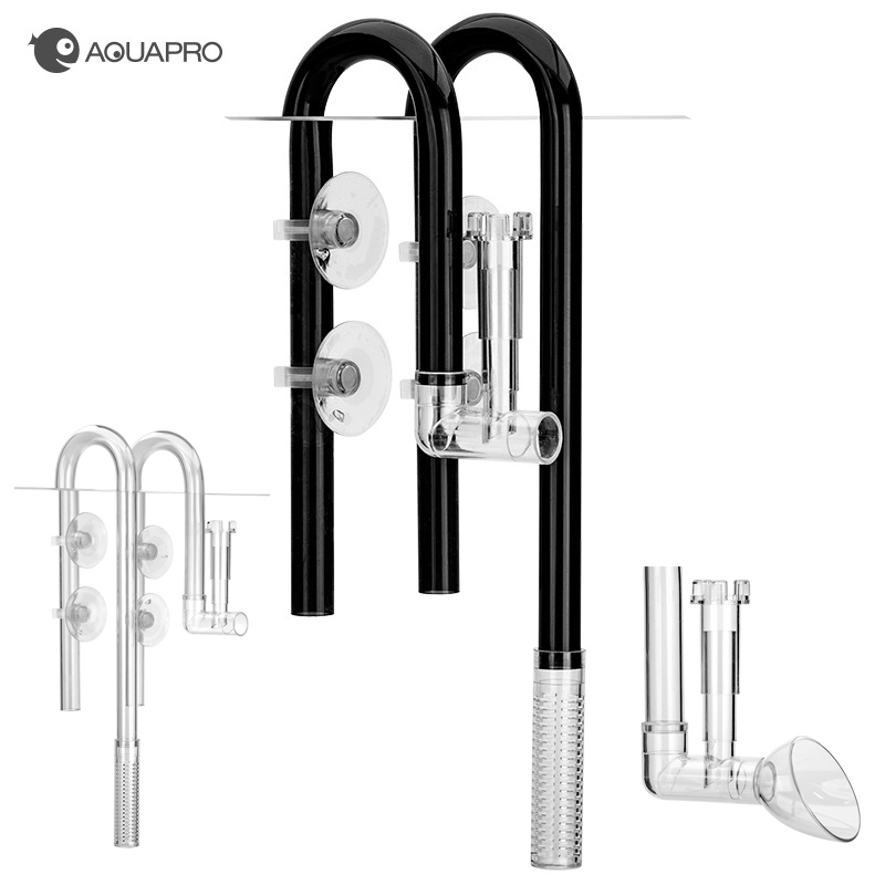 Aquarium Lily Pipe - AQUAPRO Plastic Inflow Outflow Inlet Outlet