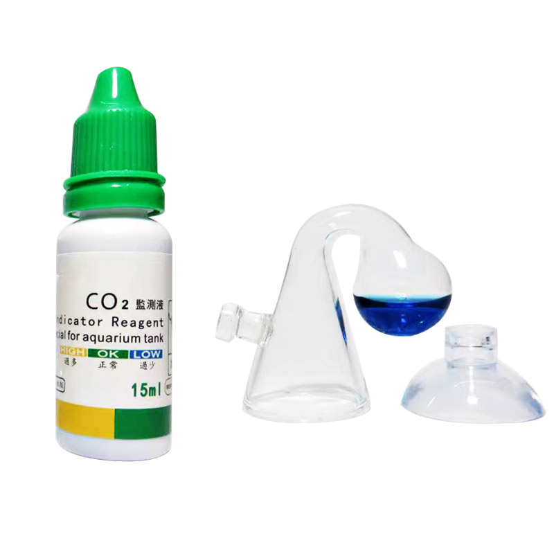 Aquarium Plant Nutrients - Aquarium CO2 Indicator Solution Monitor Plants