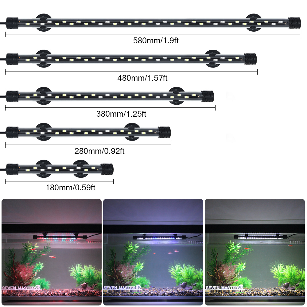 Aquarium Plant Ornament - Aquarium Light LED Plant Grow Lamp