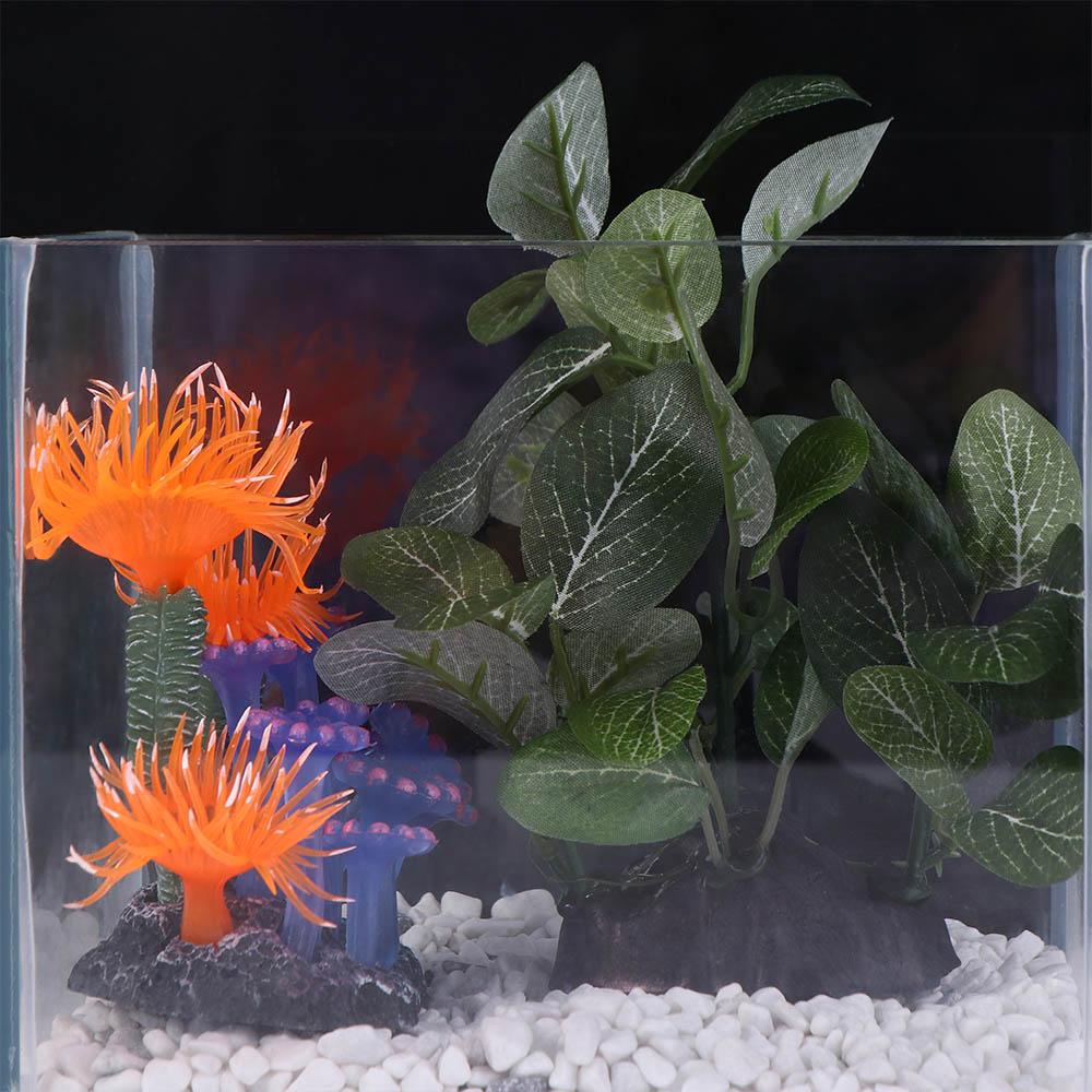 Planted Aquarium Jar - Creative Silk Realistic Simulated Green Faux