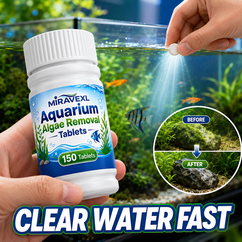 Aquarium Plant Vitamins - MIRAVEXL 150 Aquarium Algae Removal Tablets,