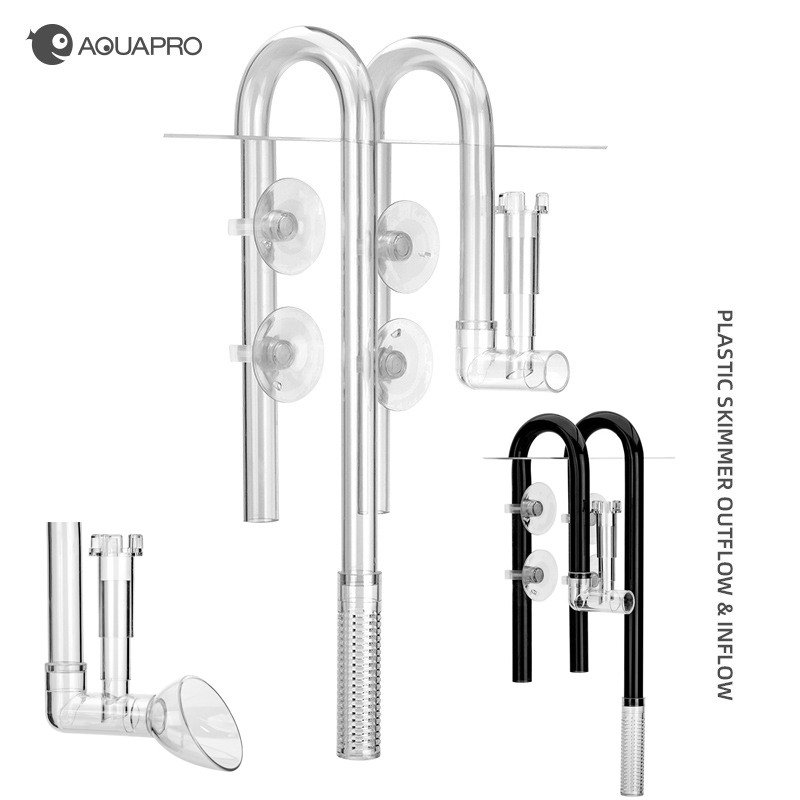 Aquarium Lily Pipe - AQUAPRO Inflow Outflow Inlet Outlet Skimmer