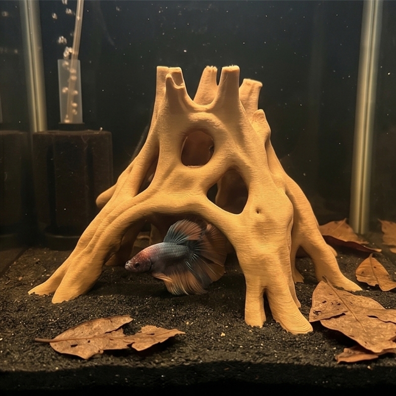 Natural Root Cave Fish Hideout - огляд і ціна Aquarium Plant Root Tabs