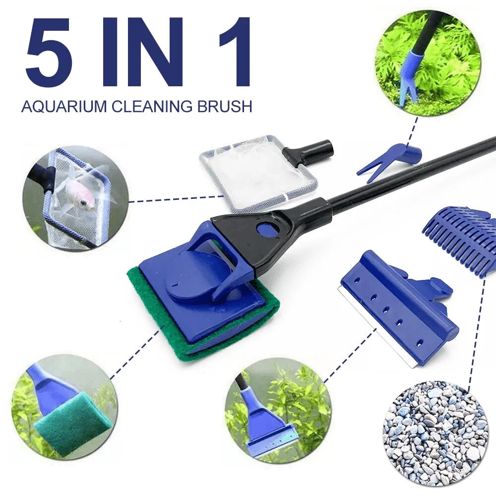 5in1 Aquarium Cleaning Tool Pl - огляд і ціна Aquarium Plant Gravel