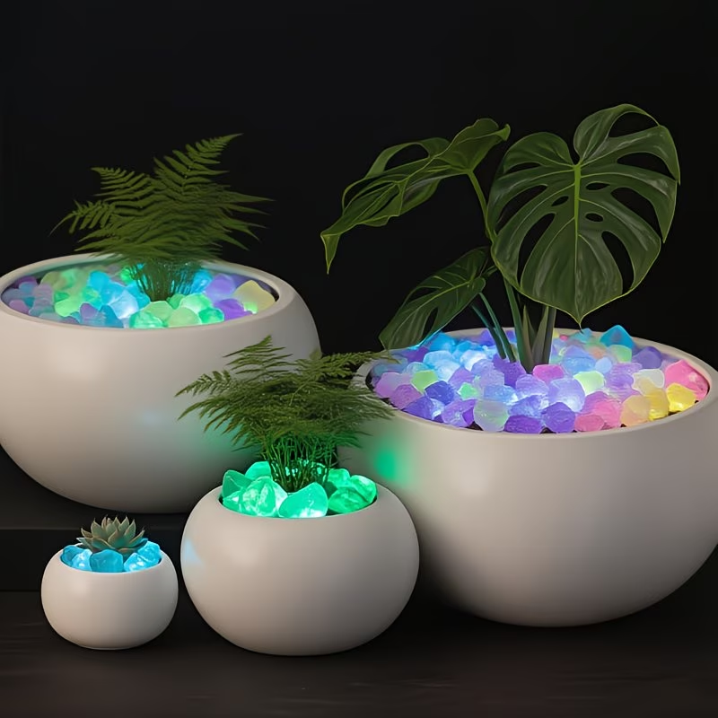 300PCS Luminous Pebble Set,0.9 - огляд і ціна Aquarium Plant Delivery