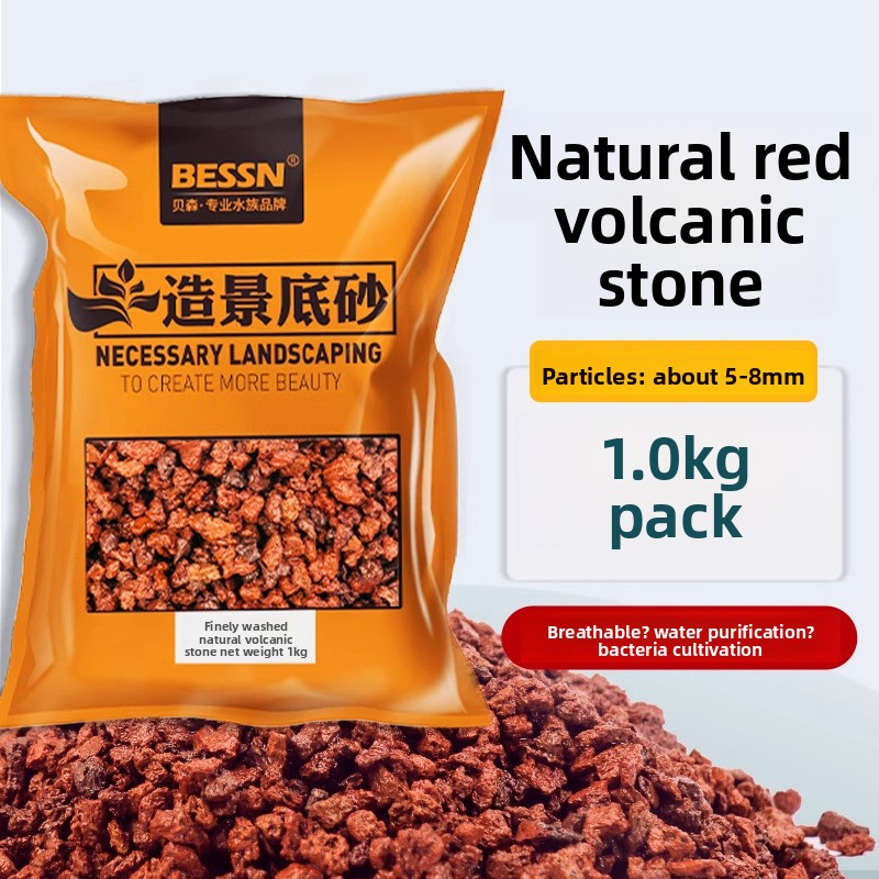BESSN Volcanic Rock Aquarium S - огляд і ціна Aquarium Plant Gravel