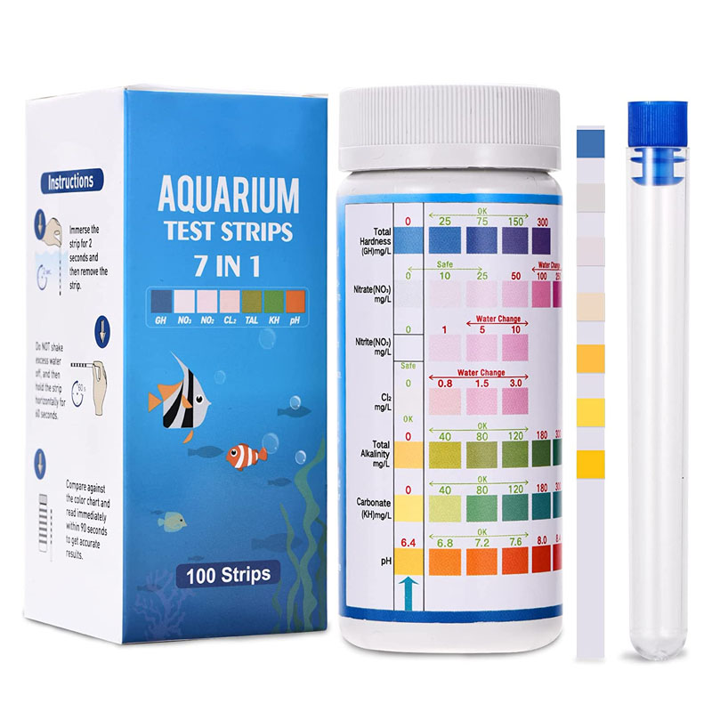7-IN-1 Aquarium Test Strips 10 - огляд і ціна Planted Aquarium Test Kit