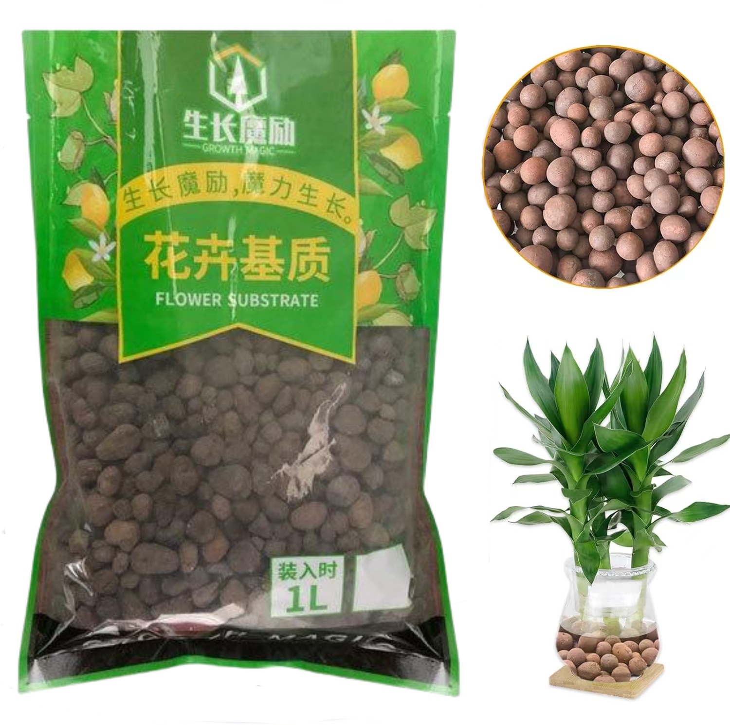 2L/1L Organic Clay Balls, Flow - огляд і ціна Aquasoil Substrate