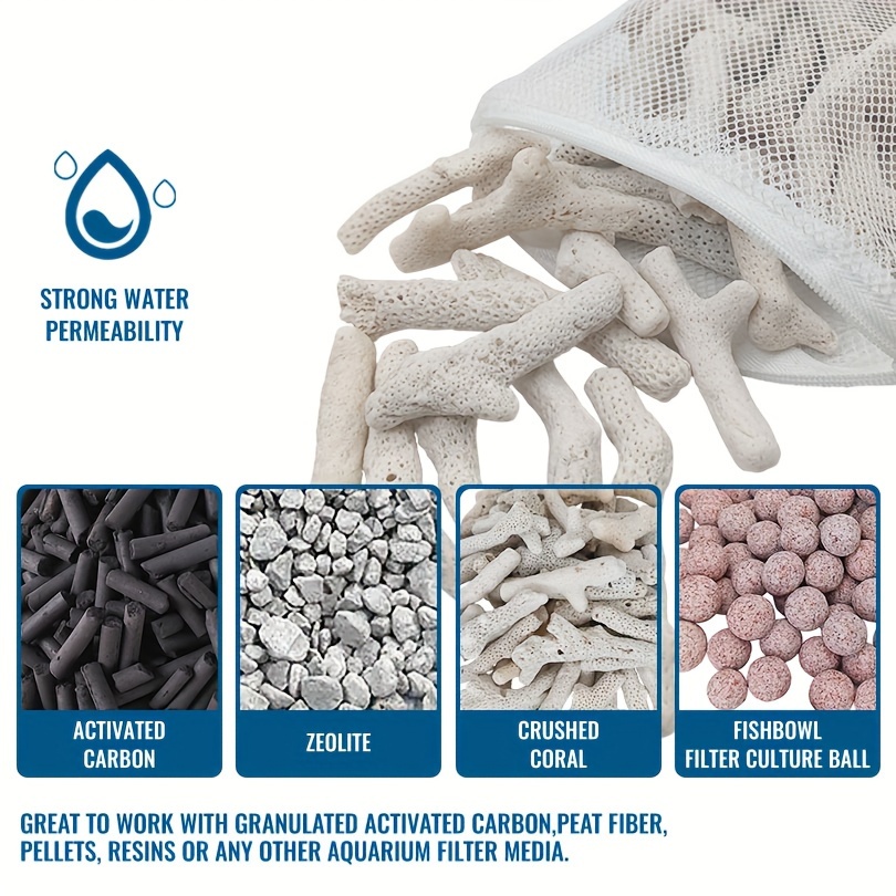 Reusable Zipper Filter Media B - огляд і ціна Planted Aquarium Media