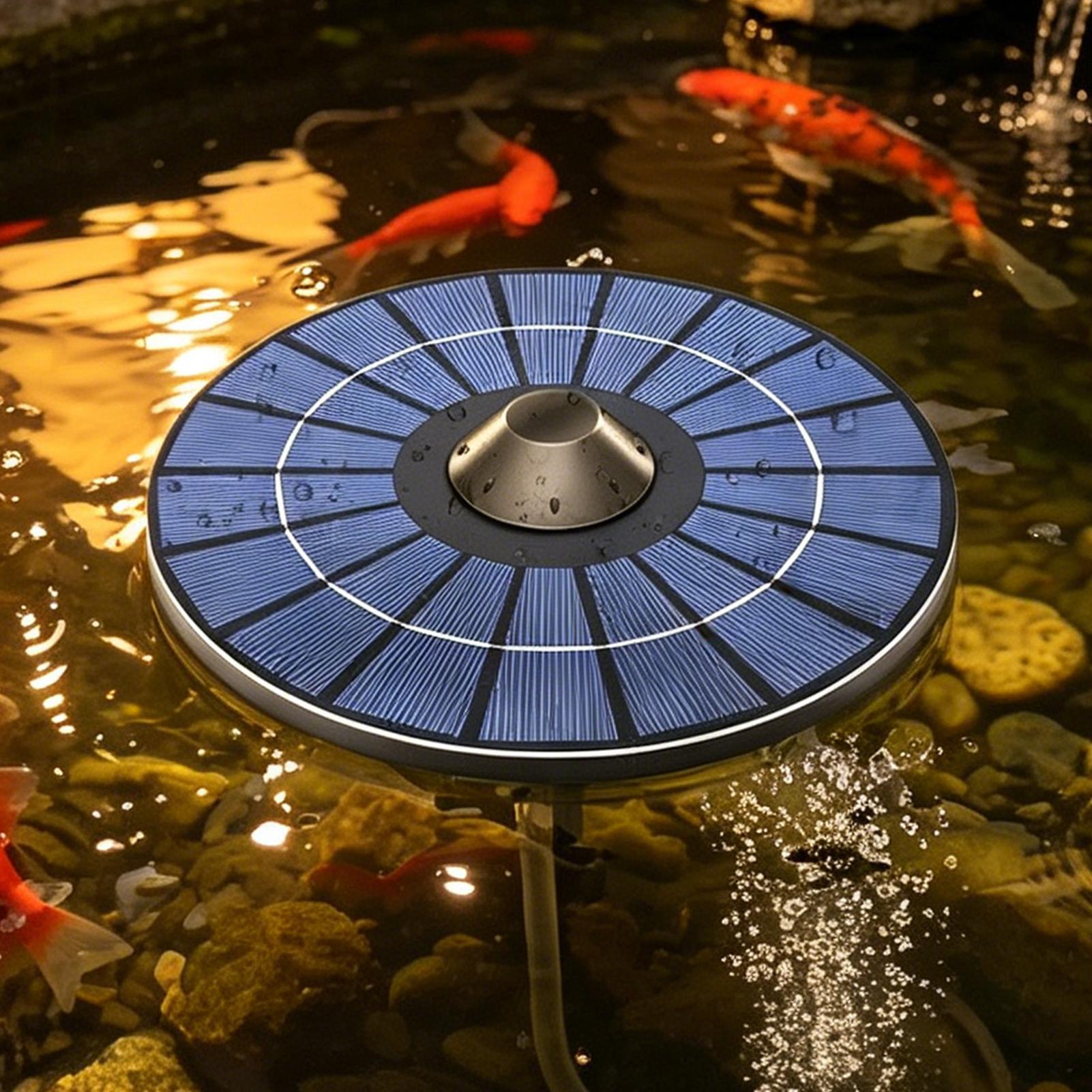 Solar-powered pond aerator pum - огляд і ціна Aquarium Lily Pipe