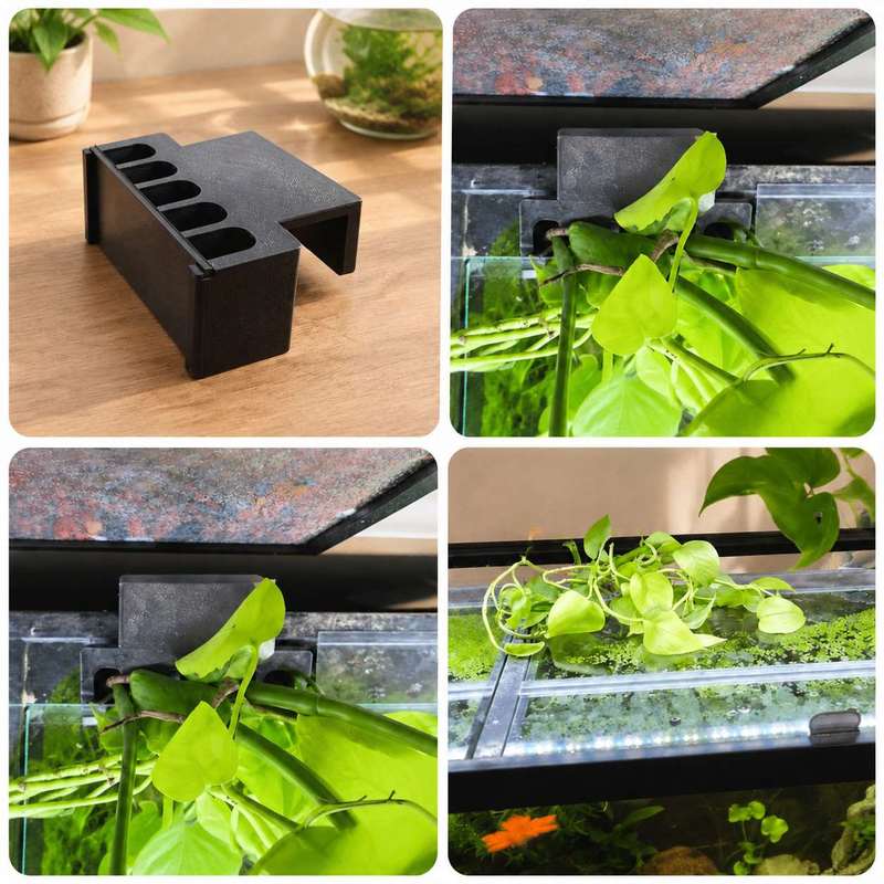 Fish Tank Side Plant Mount Bra - огляд і ціна Aquarium Plant Ornament