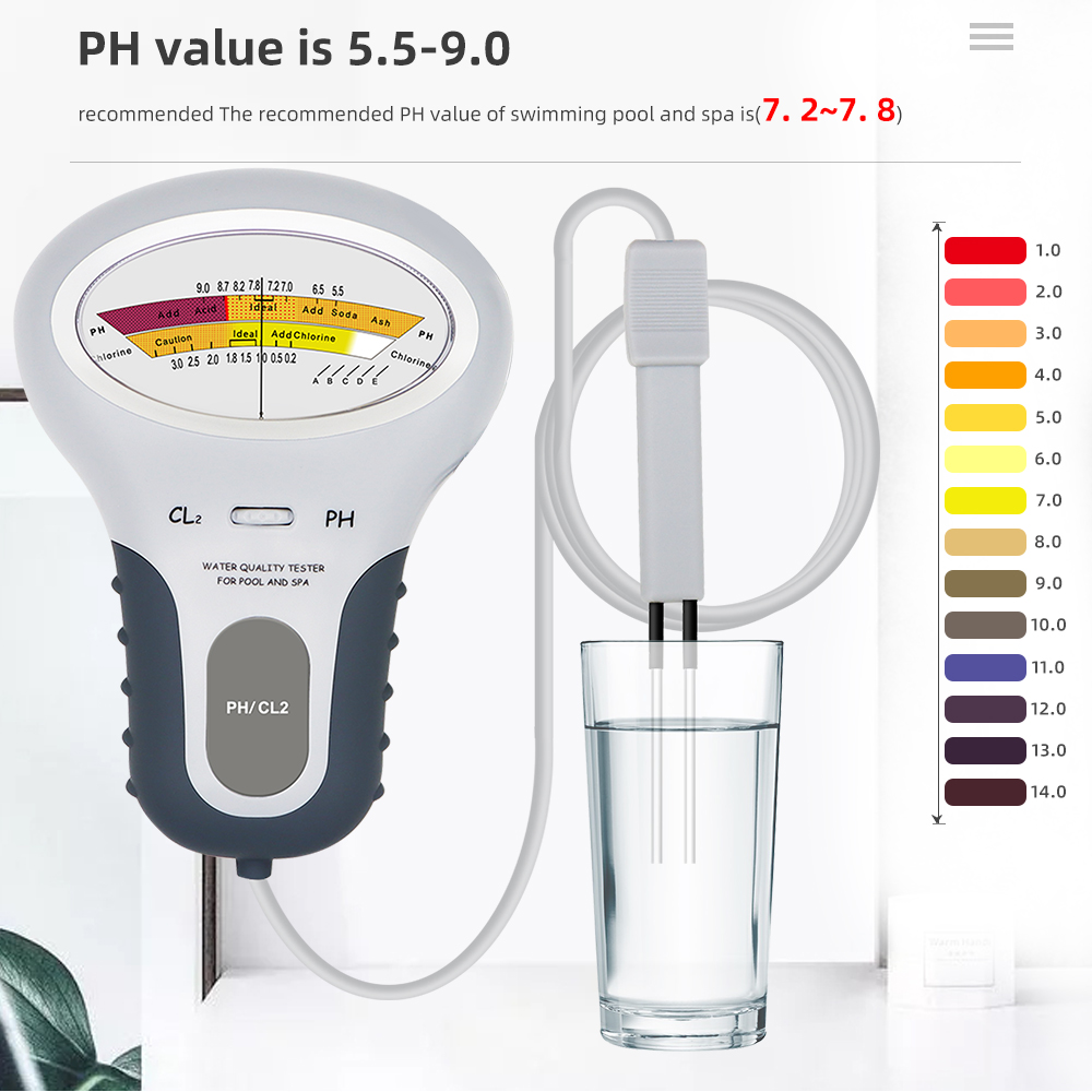2 In 1 Chlorine Detector PH &  - огляд і ціна Planted Aquarium Test Kit