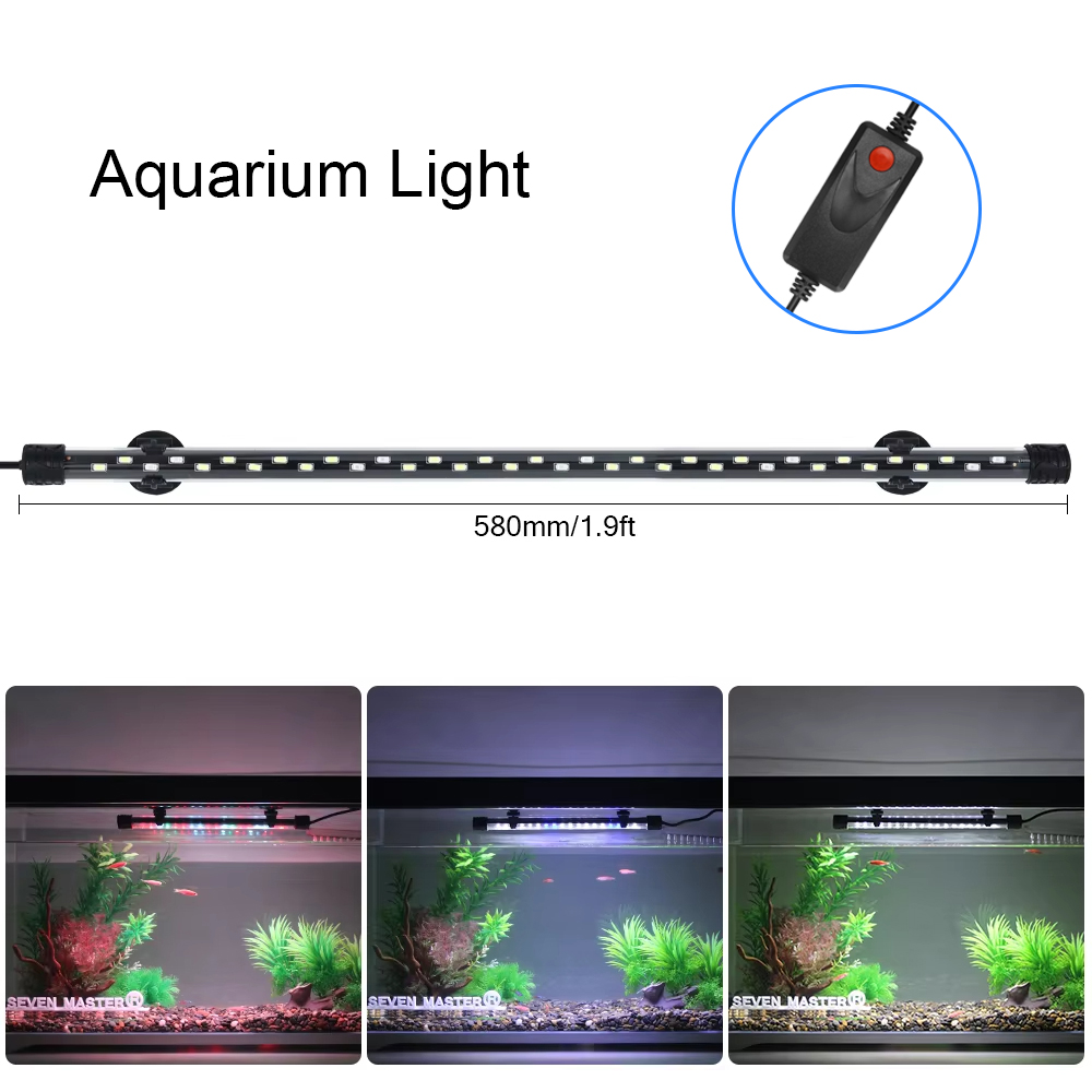 58CM  Aquarium Light LED Plant - огляд і ціна Aquarium Plant Ornament