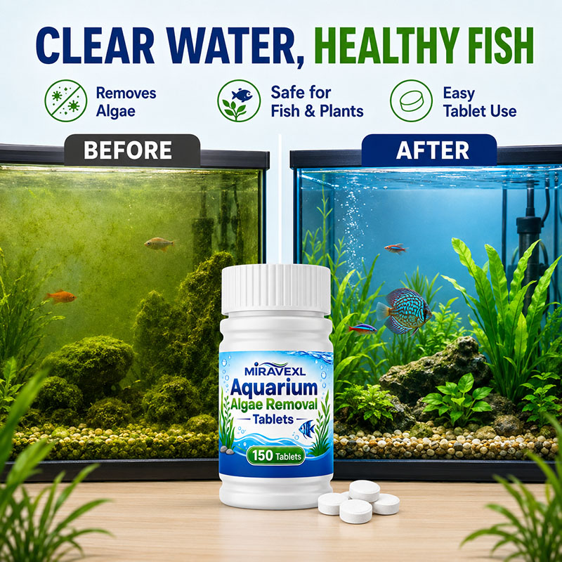 MIRAVEXL 150 Aquarium Algae Re - огляд і ціна Aquarium Plant Vitamins