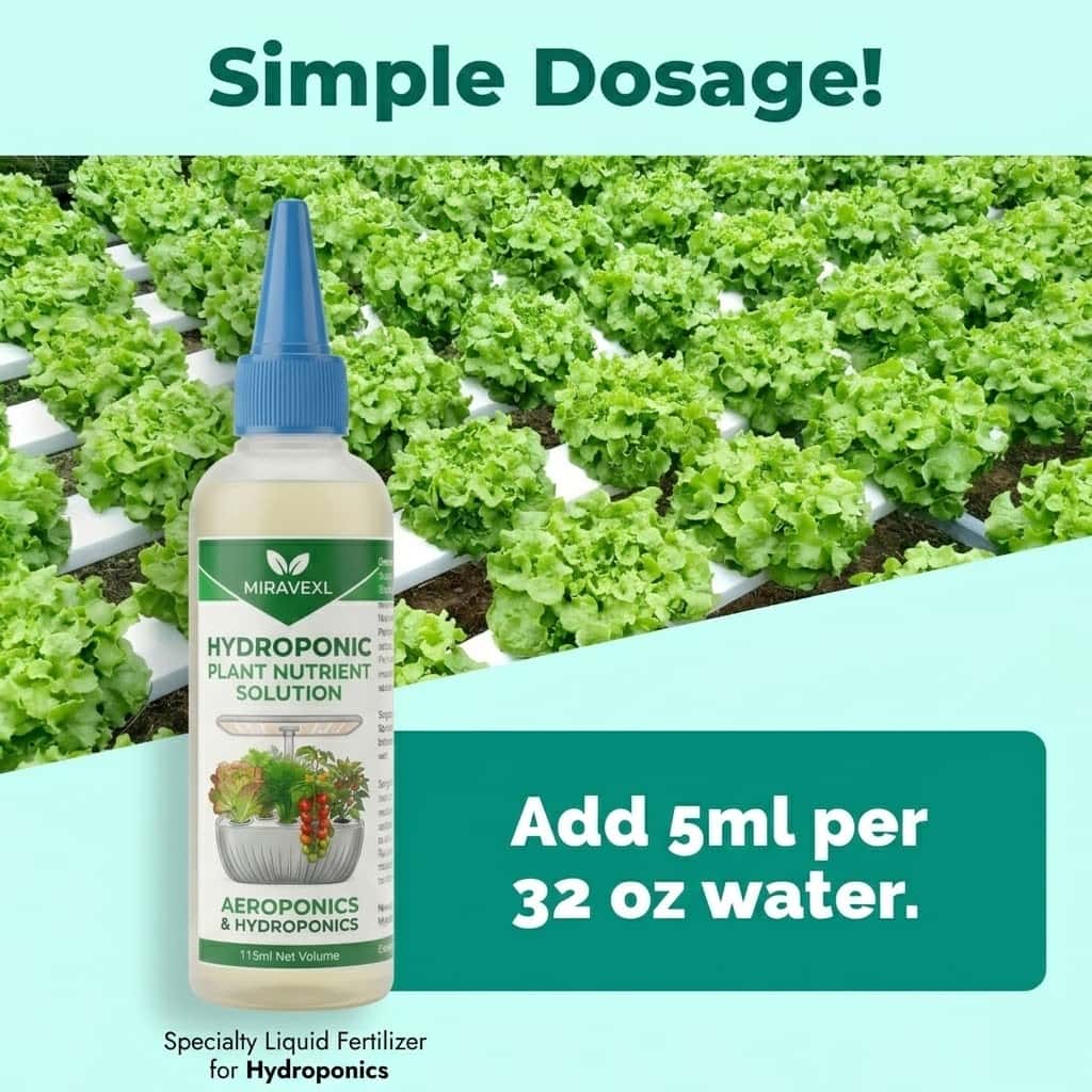 MIRAVEXL Hydroponic Liquid Fer - огляд і ціна Liquid Fertilizer All In