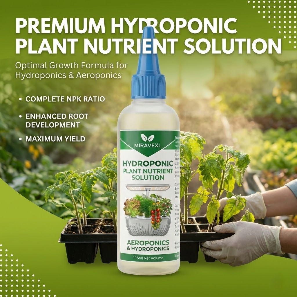 MIRAVEXL Hydroponic Liquid Fer - огляд і ціна Liquid Fertilizer All In