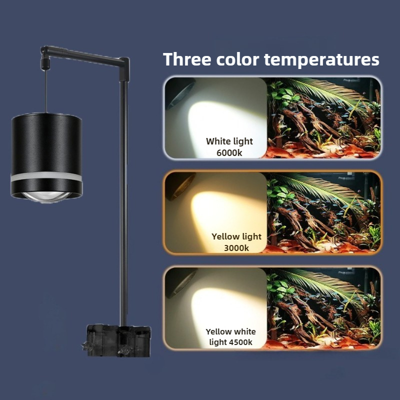 Clip-On Fish Tank Light Full S - огляд і ціна Aquarium Plant Ornament