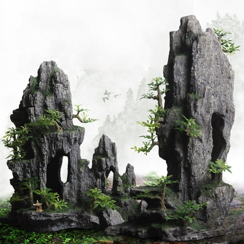 Aquarium Decor Stone Rockery C - огляд і ціна Aquarium Plant Root Tabs