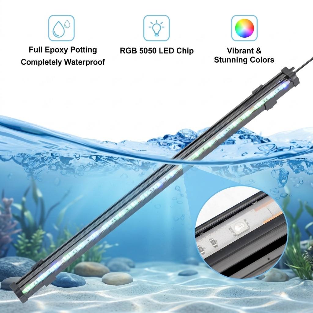 USB LED Aquarium Air Bubble Li - огляд і ціна Aquarium Lily Pipe