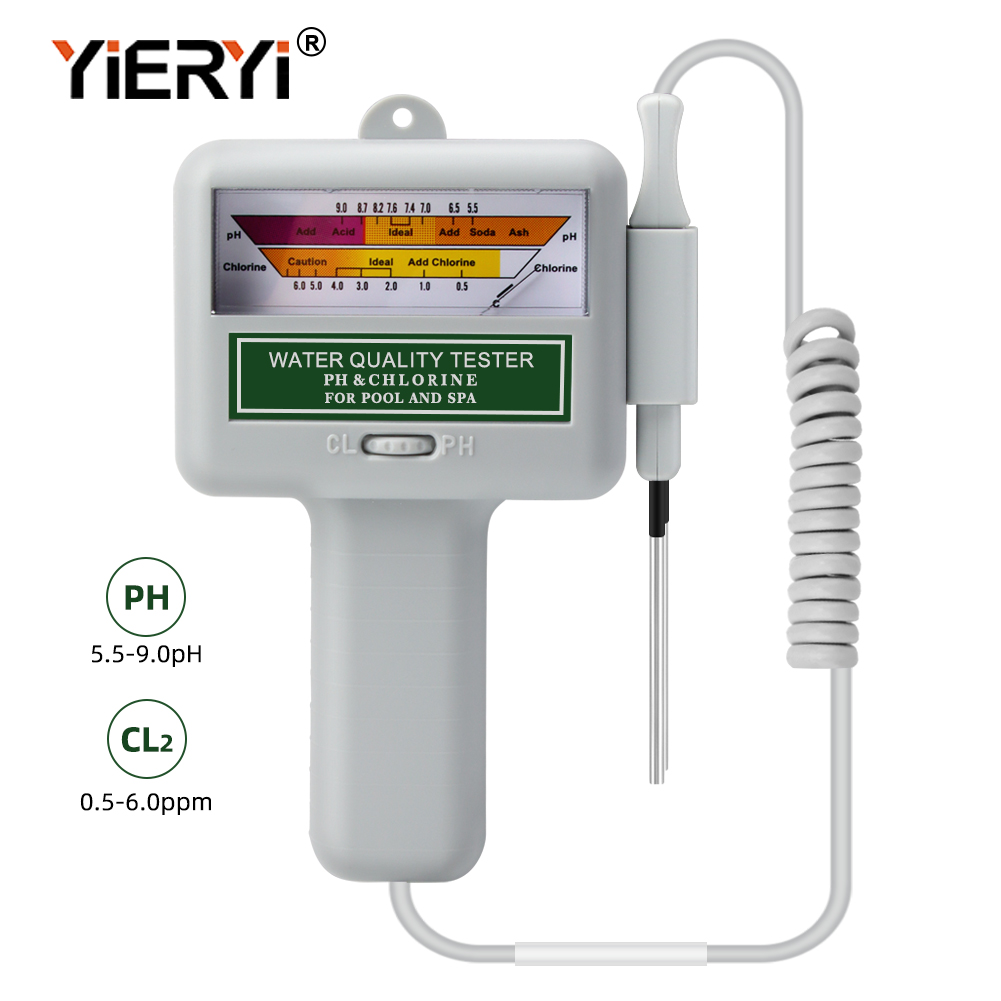 Yieryi 2 In 1 PH & CL2 Meter S - огляд і ціна Planted Aquarium Test Kit