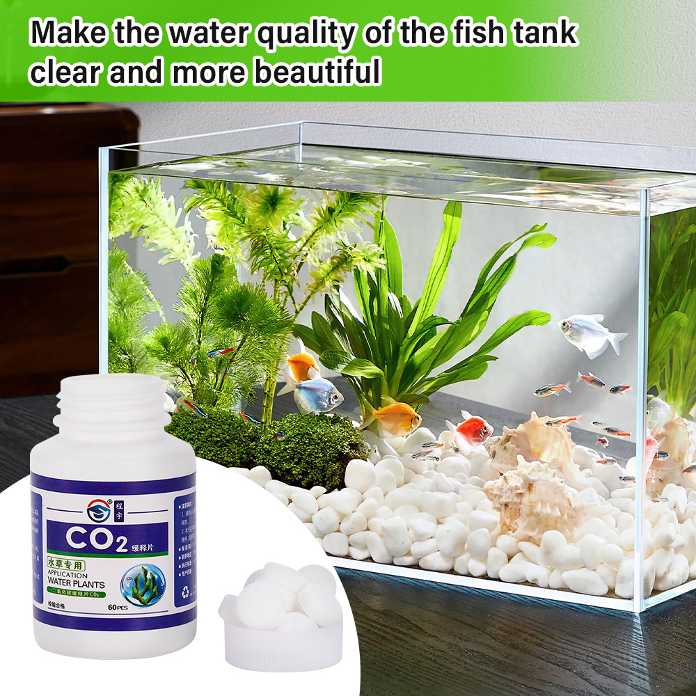 60PCS CO2 Tablet Water Grass A - огляд і ціна Aquarium Plant Vitamins